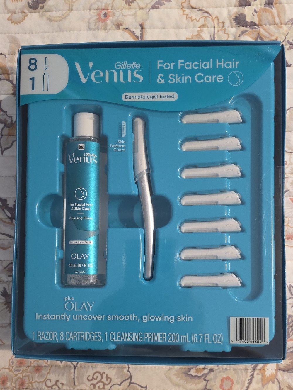 Venus Dermaplane Tool for Facial Hair and Skincare Kit